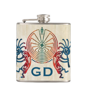 Cantil KOKOPELLI / HOMEM NO MAZE + seu monograma