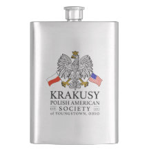 Krakusy Polonês American Society Flask