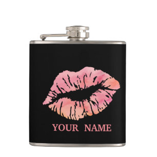 Cantil Lábios Dourados pretos dos confetes da folha do