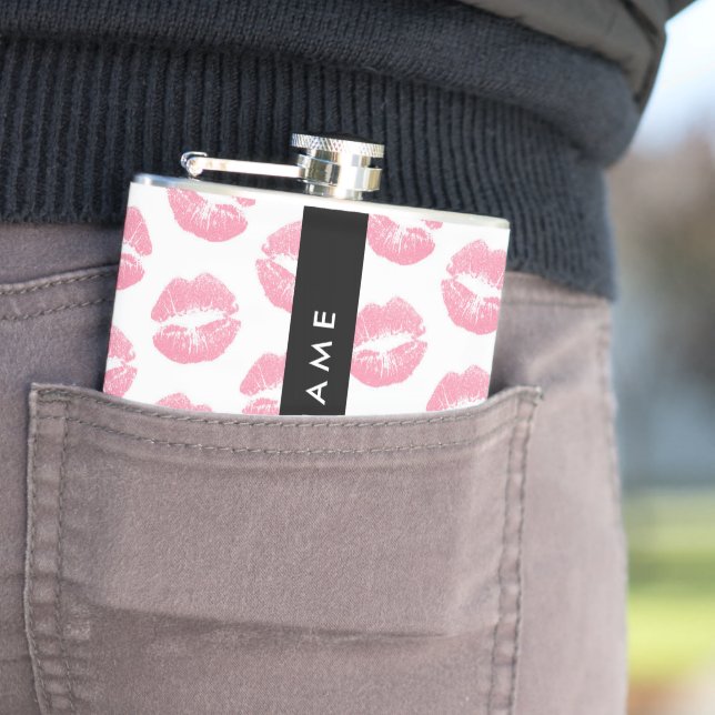 Cantil Lábios Rosa, Beijo, Batom, Seu Nome, Personalizar (In Situ)