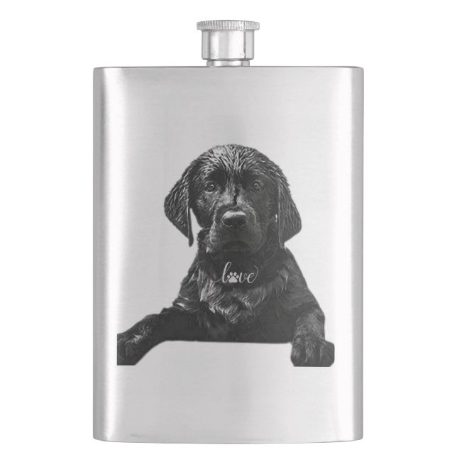 Cantil Labrador Preto - Lâmina de Labrador Retriever - Ca (Frente)