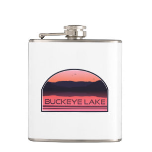 Cantil Lago Buckeye Ohio Red Sunrise