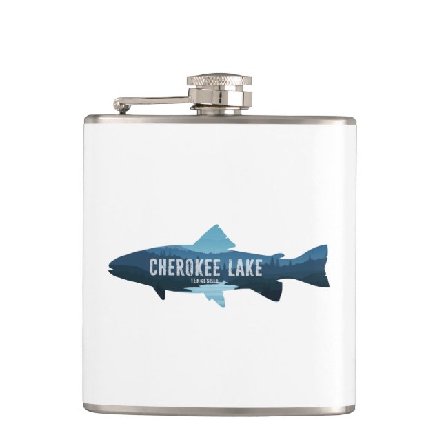 Cantil Lago Cherokee Tennessee Peixes (Frente)