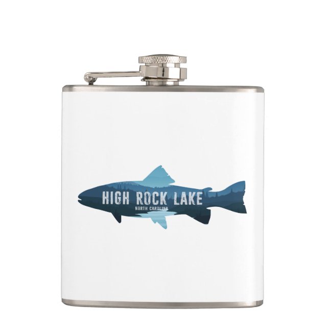 Cantil Lago High Rock Carolina do Norte Peixe (Frente)