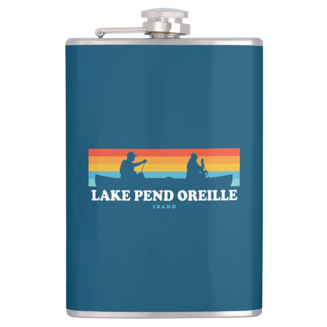 Cantil Lago Pend Oreille Idaho Canoe (Frente)