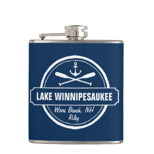 Cantil Lago Winnipesaukee NH cidade personalizada, nome, 