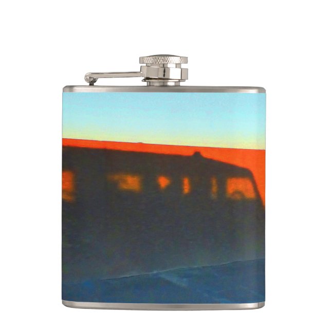 Cantil Land rover Hipflask 1 (Frente)