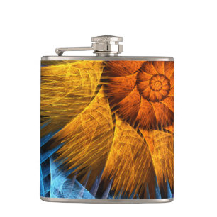 Cantil Laranja Amarelo Amarelo Abstrato