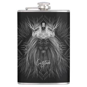 Cantil Leão com Monograma Coroa