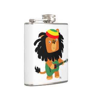 Cantil Leão de desenho bonito de Zion Hip Flask