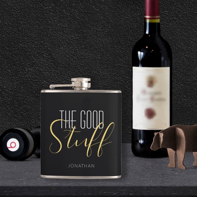 Cantil Legal Elegante Moderno, Boas Coisas Dourado Nome N (Criador carregado)