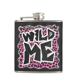 Cantil Leopard me Wild Black and Hot Pink Design