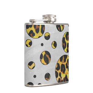 Cantil Leopardo Brown e Bolinhas Amarela