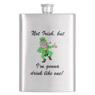 Cantil Leprechaun do bebendo do dia de St Patrick