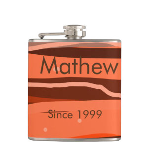 Cantil letra inicial simples monograma acrescentar nome m