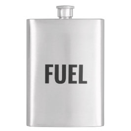 Cantil Letras pretas a combustível legal minimalista