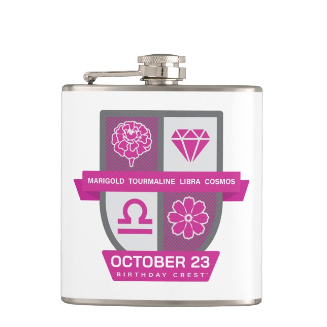 Cantil Libra Birthday Crest™ for October 1-23 (Frente)