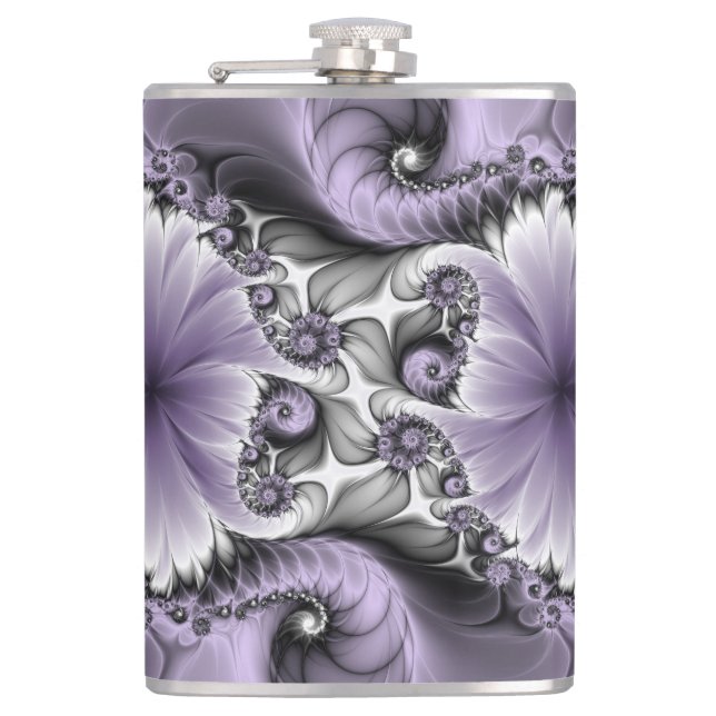 Cantil Lilac Illusion Abstrato Floral Fractal Art Fantasy (Frente)