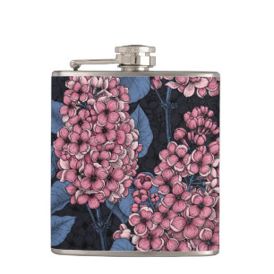 Cantil Lilás rosa com azul escuro