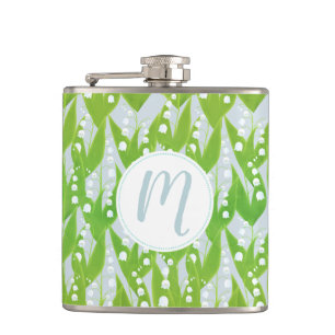 Cantil Lily do padrão Floral do Vale