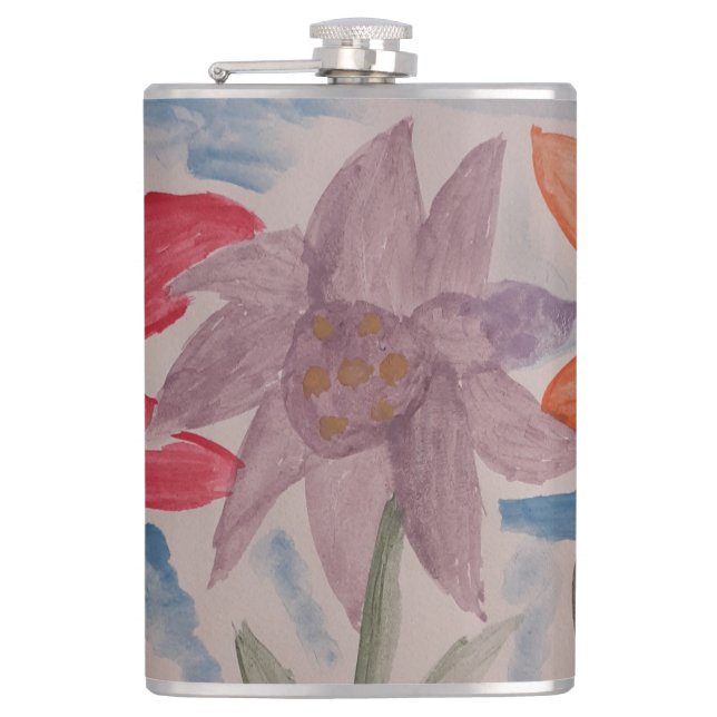 Cantil Lily Flowers - Frasco de Vinilo (Frente)