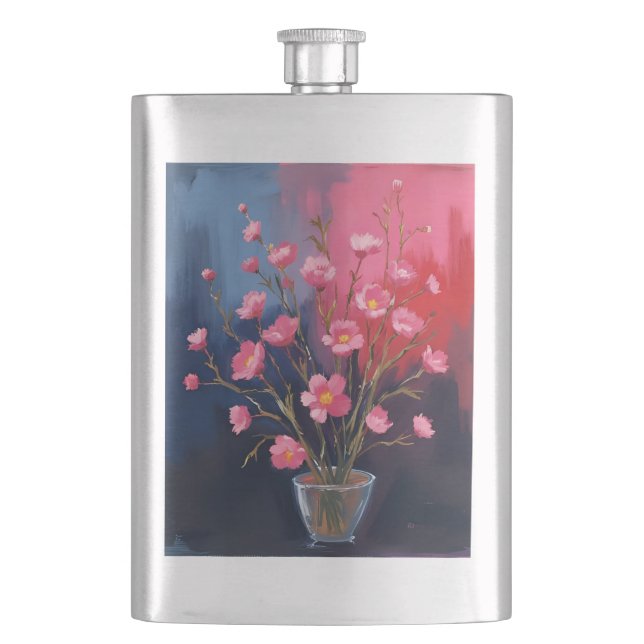 Cantil Lindas Flores Em Um Vaso (Frente)