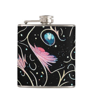 Cantil Lindos Padrões de Flores e Rochas