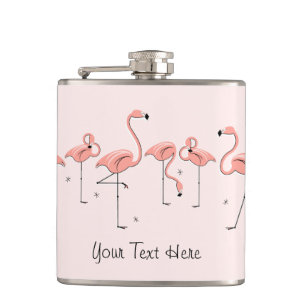 Cantil Linha cor-de-rosa garrafa envolvida texto dos