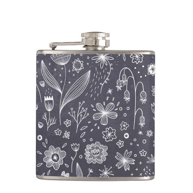 Cantil Linha Floral Arte Monocromática (Frente)