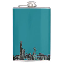 Linha Skyline de Cidade do Estilo Comic