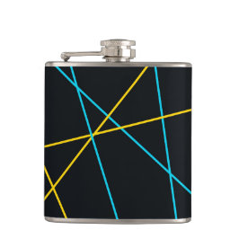 Cantil Linhas amarelas, azuis, legal, de tendências, urba