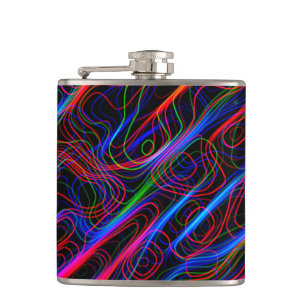 Cantil Linhas Curvas Múltiplas Neon Muito LEGAL