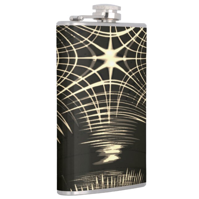 Cantil Linhas khaki cruzadas que são repetidas na onda (Direita)