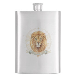 Cantil Lion of Judah Classic 8oz Stainless Steel Flask