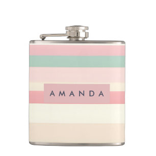 Cantil Listra de Macaron Pastel Elegante Personalizada
