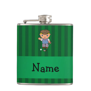 Cantil Listras conhecidas personalizadas do verde do