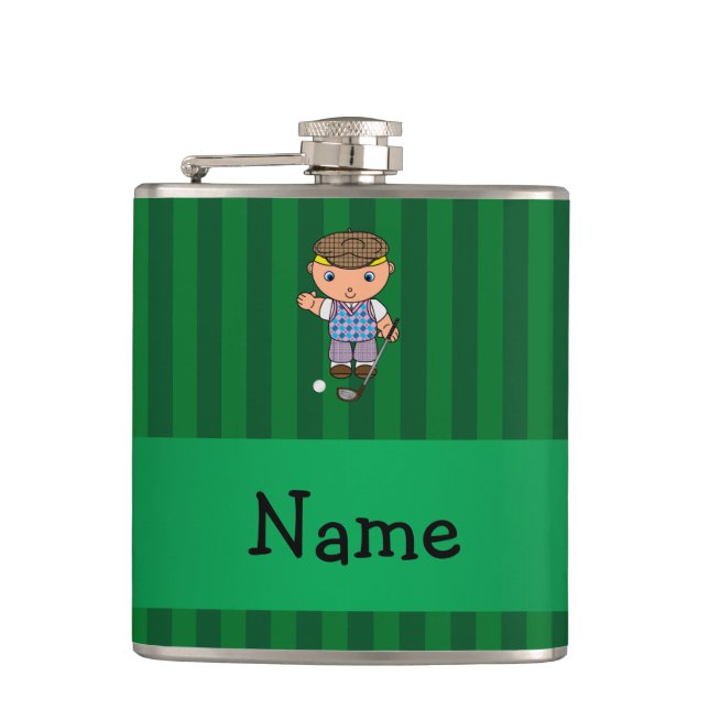 Cantil Listras conhecidas personalizadas do verde do (Frente)