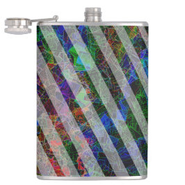 Cantil Listras inclinadas e arranhões e linhas coloridas