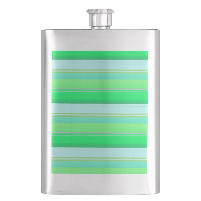 Cantil Listras verdes aqua fofas (Frente)
