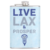 Live LAX e Prosper Lacrosse Flask