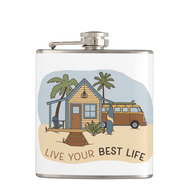 Cantil Live Your Best Life Beach Surfer (Frente)