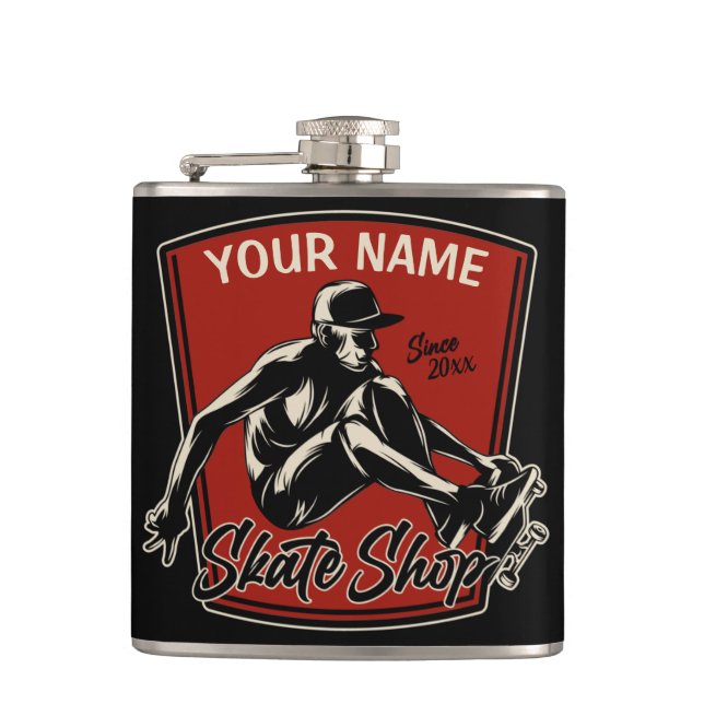 Cantil Loja de Skate Personalizada Grab Trick Skateboardi (Frente)