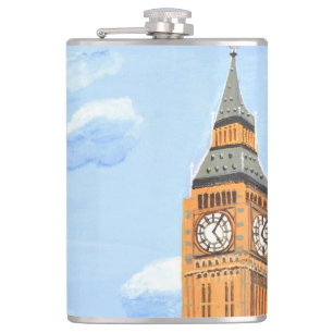 Cantil London Big Ben Vinyl Wrapped Flask
