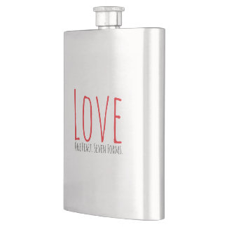 Cantil Love - One Heart. Seven Forms Classic Flask