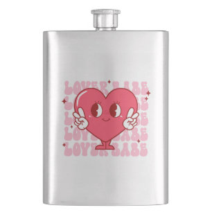 Cantil Lover Babe Coração e Texto de Repetição de Sorri