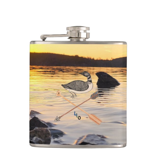 Cantil Lucky Loon Outdoor Flask (Frente)