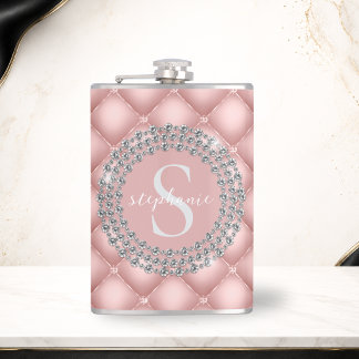 Cantil Luvas com Diamantes Brilhantes Rosa Monograma