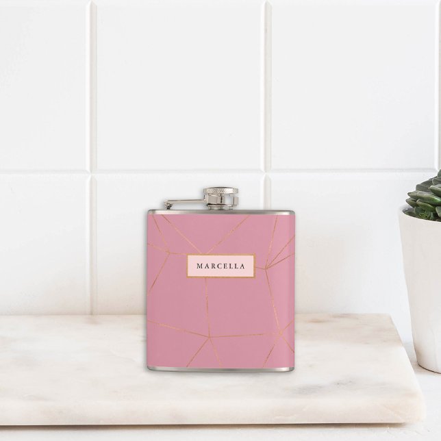 Cantil Luxurioso geométrico Dourado (Criador carregado)