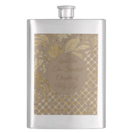 Cantil Luxury,Valentine's Day,Gold Flowers,Pixels Pattern