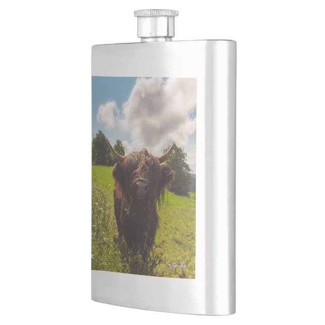 Cantil Luz verde do campo verde da vaca em lata negra (Esquerda)